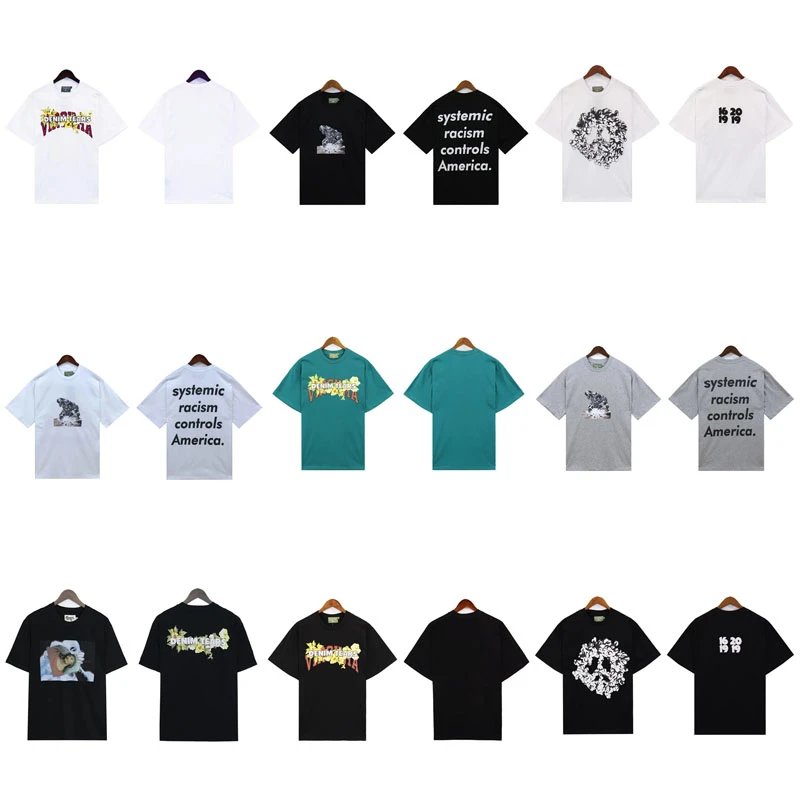 DENIM TEARS Crown of Made Cotton Short Sleeve Tee 