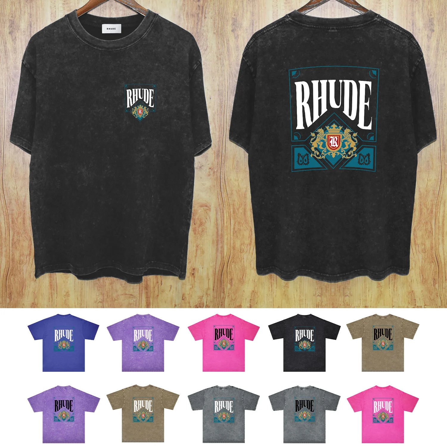 RHUDE Crest Graphic T-Shirt [2
