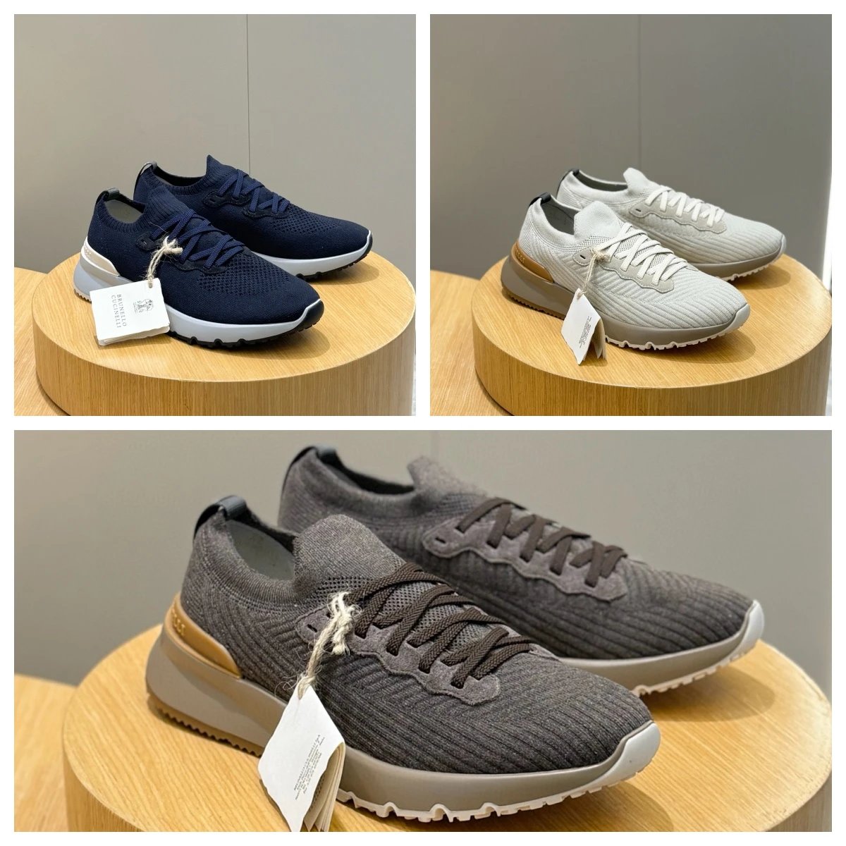 Brunello Cucinelli Knit Sneake