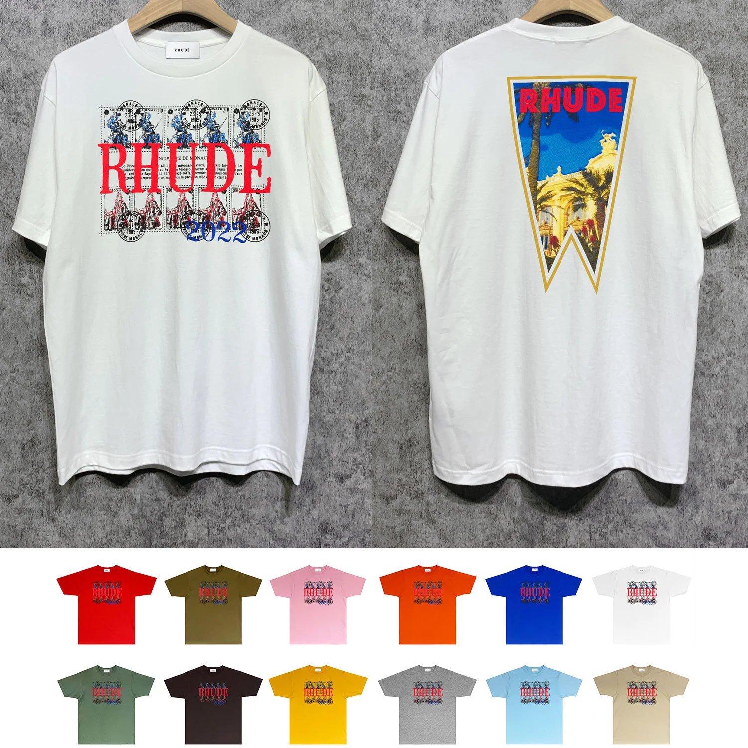 RHUDE Stamp Collection T-Shirt