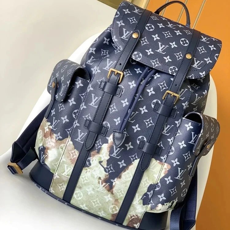 Louis Vuitton Backpacks Monogram Zip-Front — 38-44-21