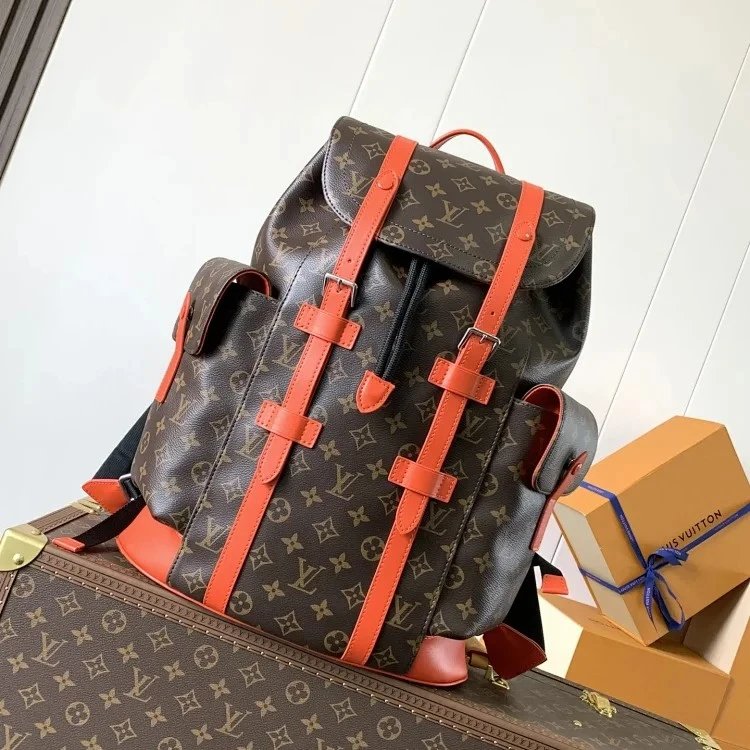 Louis Vuitton Backpacks Monogram Zip-Front — 41-48-13