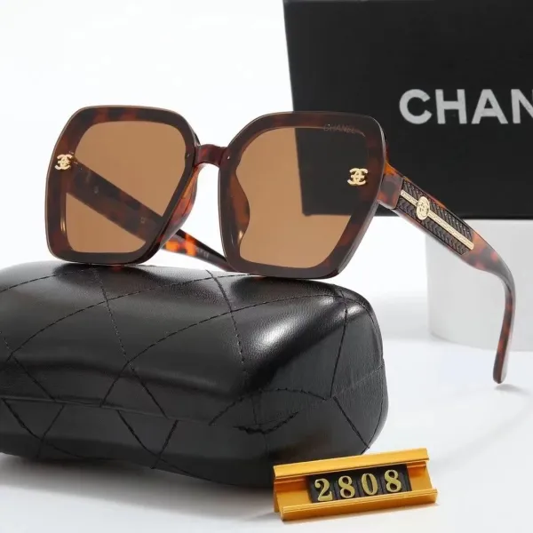 Chanel Square Tortoiseshell Sunglasses with CC Logo Brown Lenses - 1