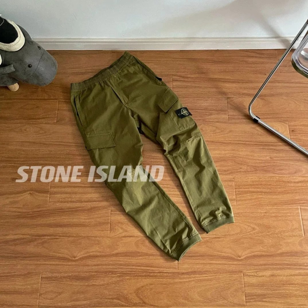 Stone Island Trousers Cargo with compass badge — 9