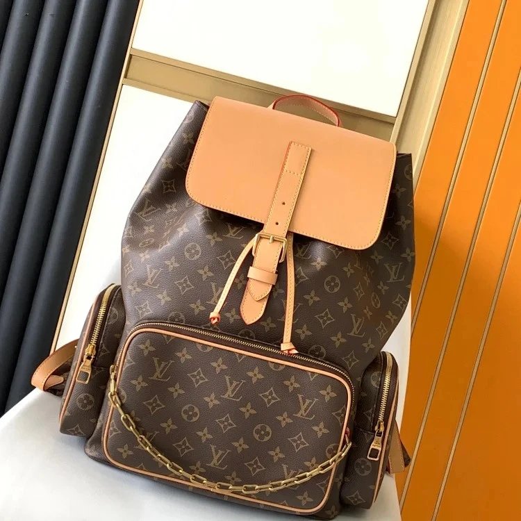 Louis Vuitton Backpacks Monogram Zip-Front — 45-33-22