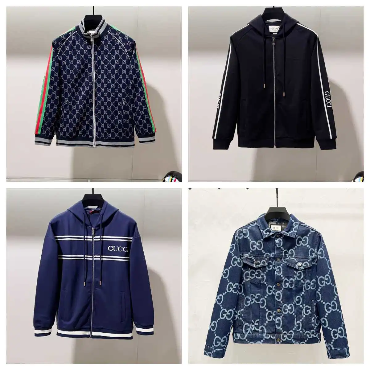 1to1reps Jackets fashion reps product G1ucci Blue Pattern 