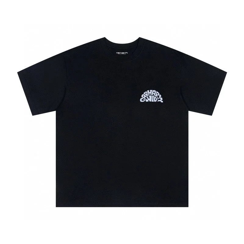 Carhartt T-Shirts Striped Logo T-Shirt — 18