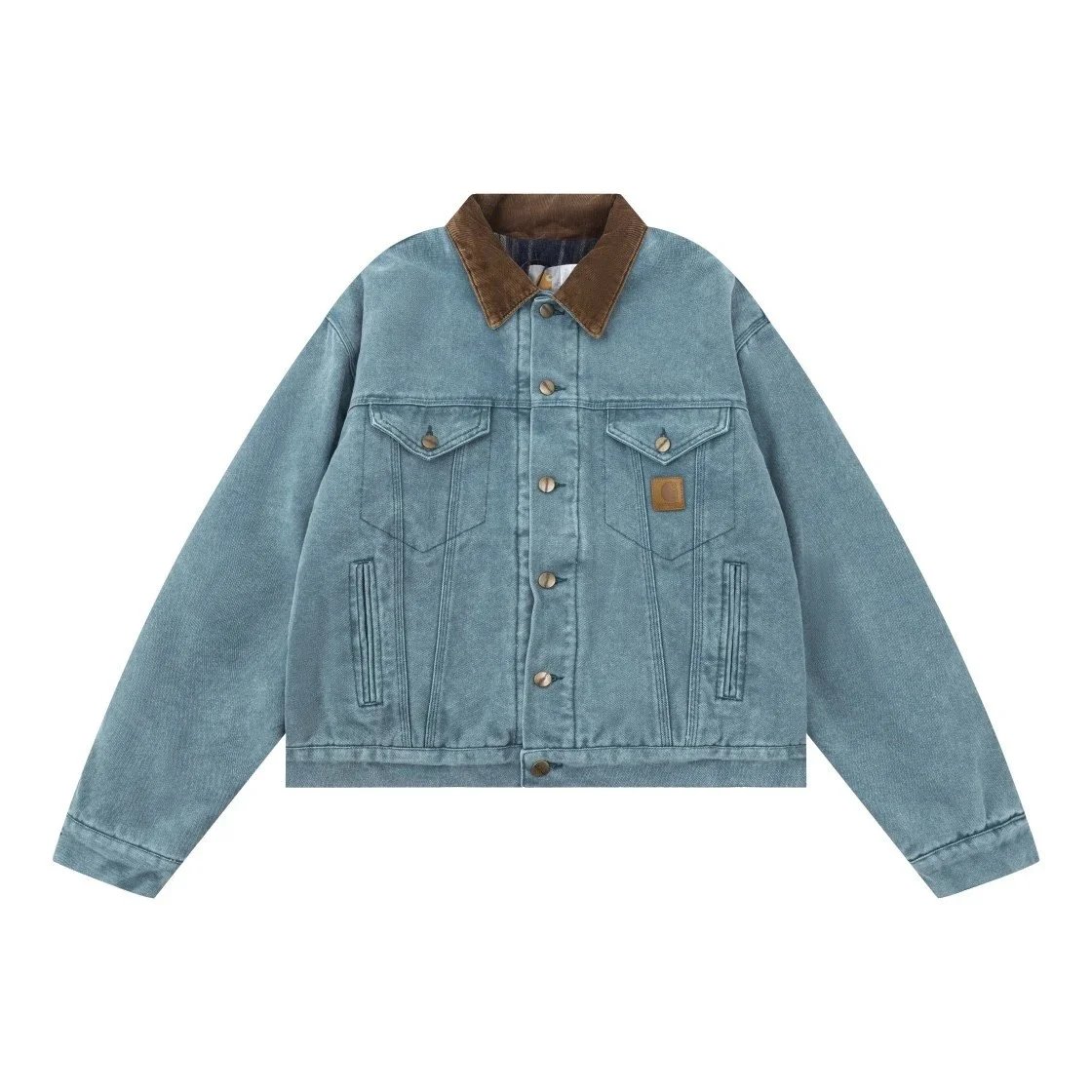 Carhartt Jackets Detroit Jacket with Corduroy Collar — 16
