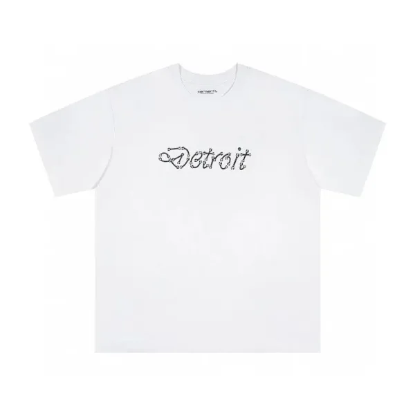 Carhartt Work In Progress Detroit Graphic T-Shirt White - 1