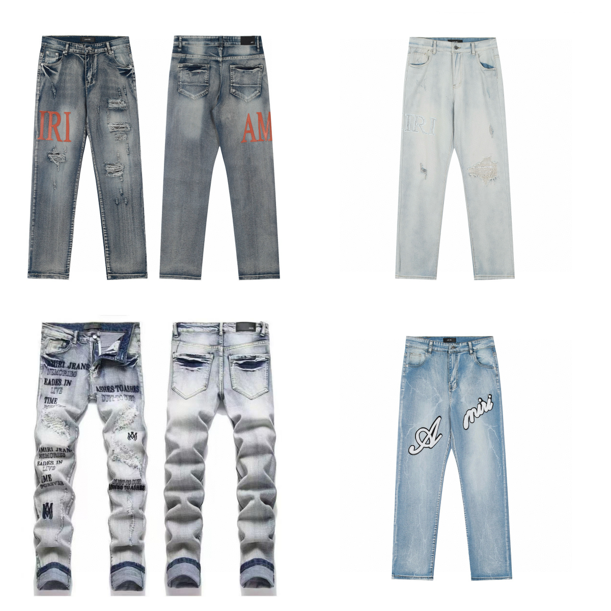 Amiri Distressed Denim Jeans [
