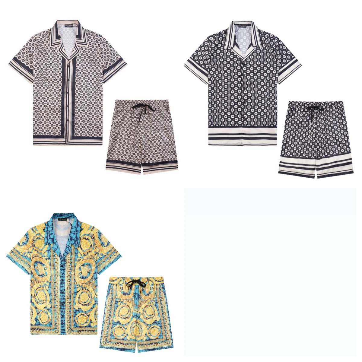 Versace Baroque Print Short Se