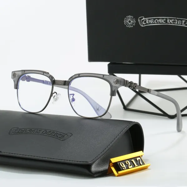 Chrome Hearts 9217 Optical Glasses Gray Transparent - 1