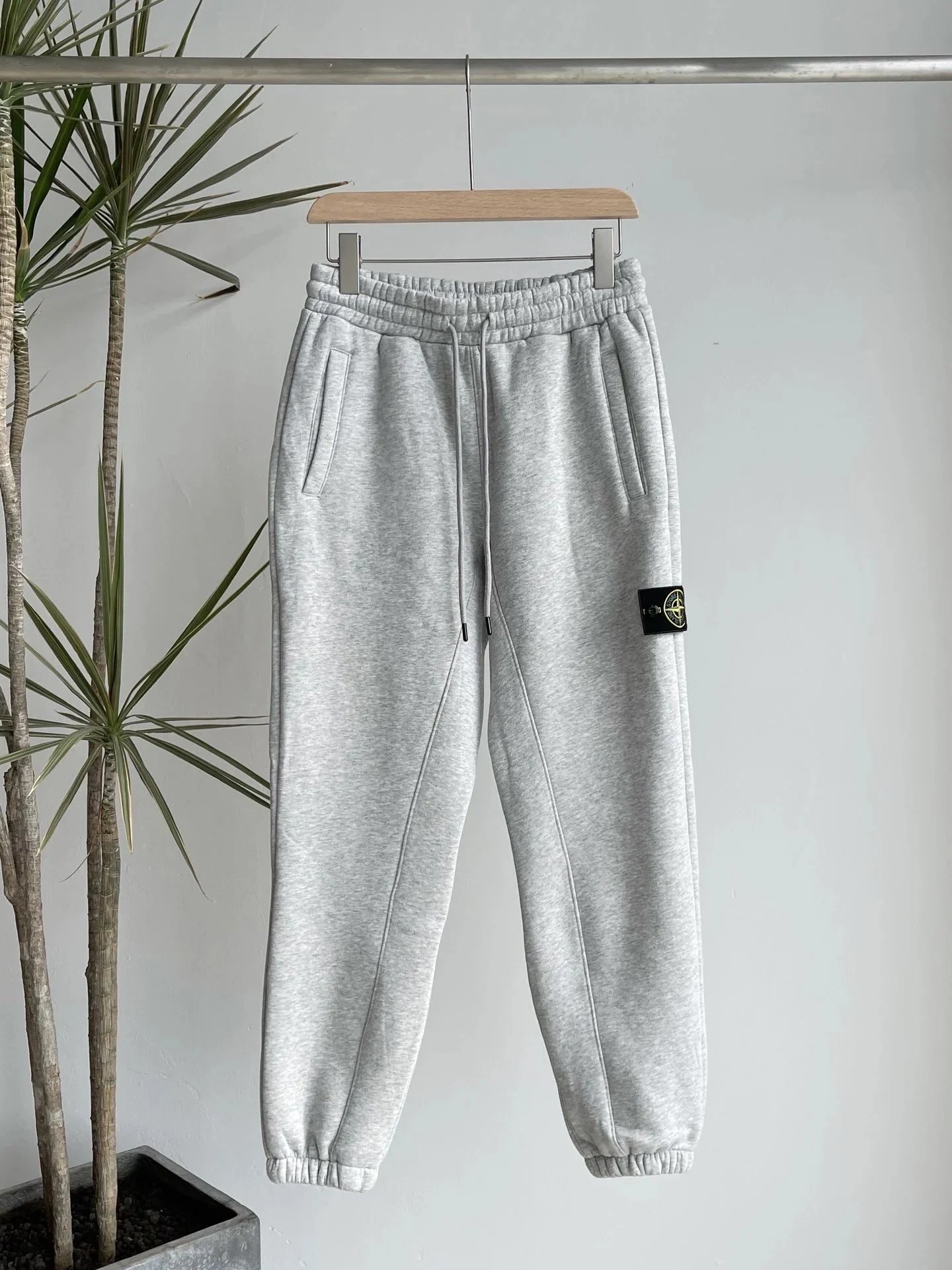Stone Island Trousers Compass Patch Drawstring Jogger — 23