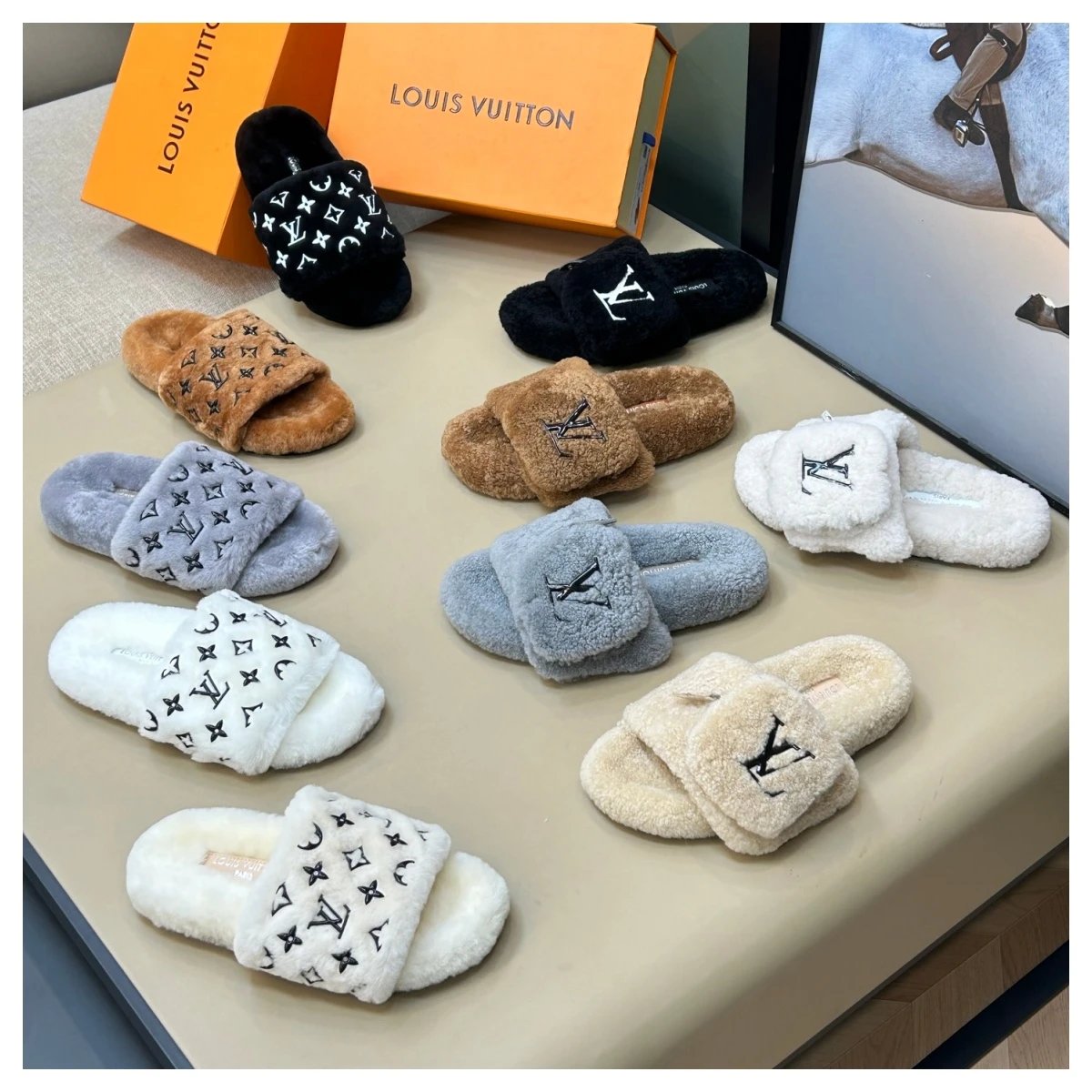 Louis Vuitton Monogram Furry S