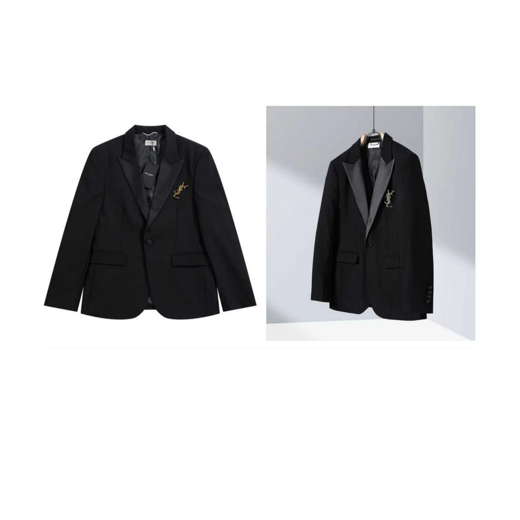 1to1reps Jackets fashion reps product S1aint Laurent Black