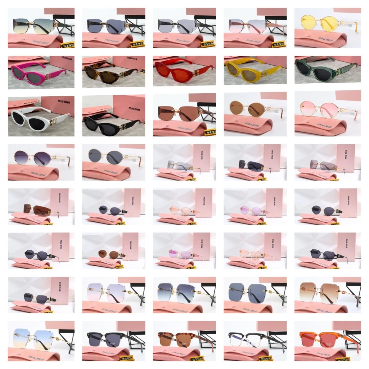 Miu Miu Colorful Sunglasses Set