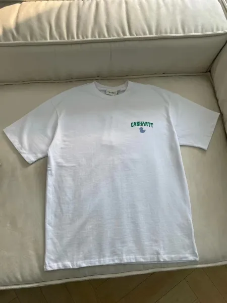 Carhartt Work In Progress Duck Logo T-Shirt White - 1