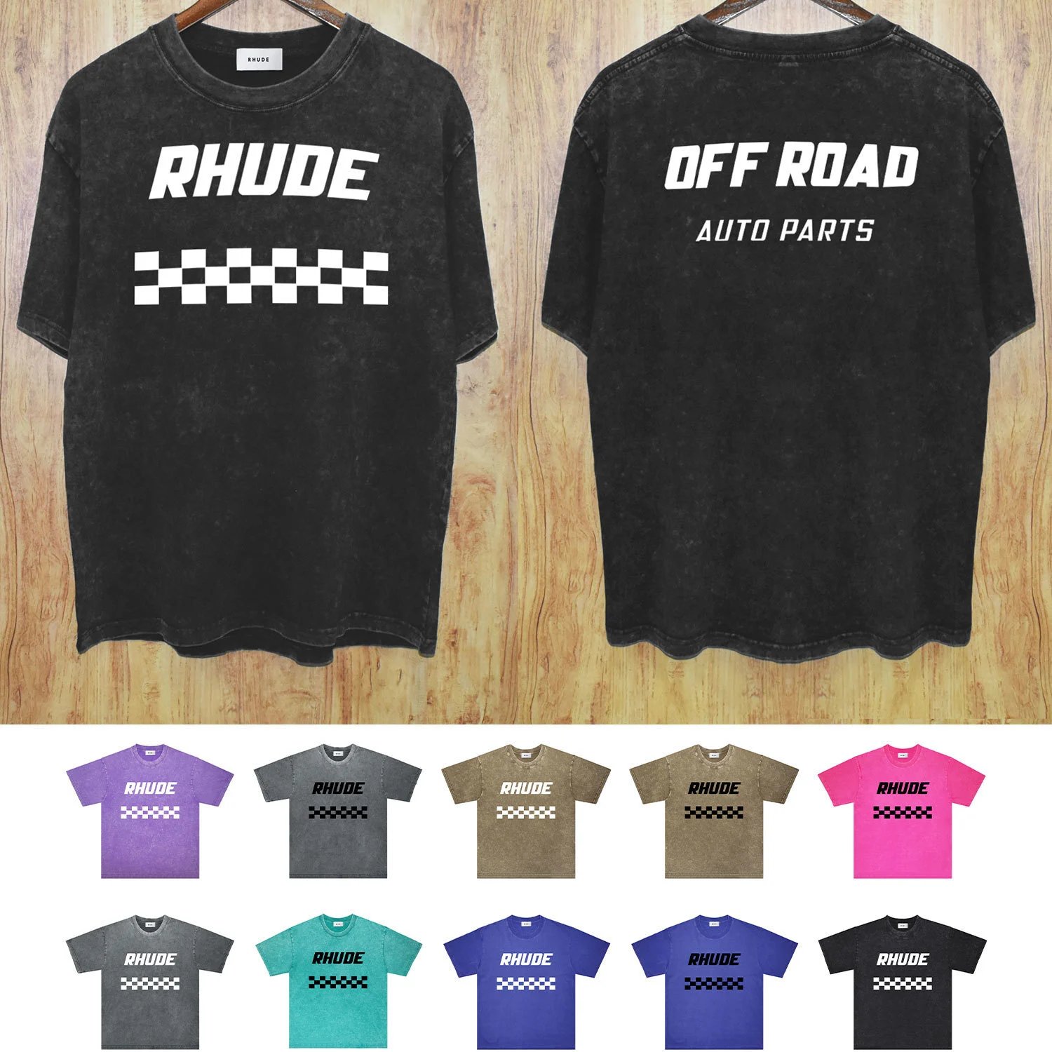 Rhude Black Off Road T-Shirt