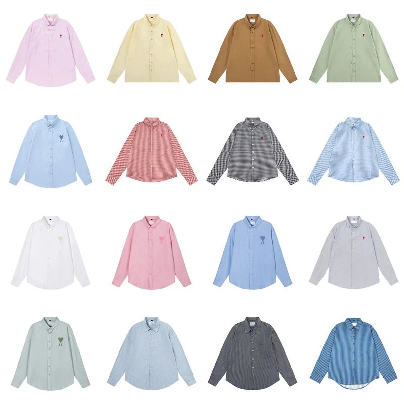 Heart Logo Long-Sleeve Button-