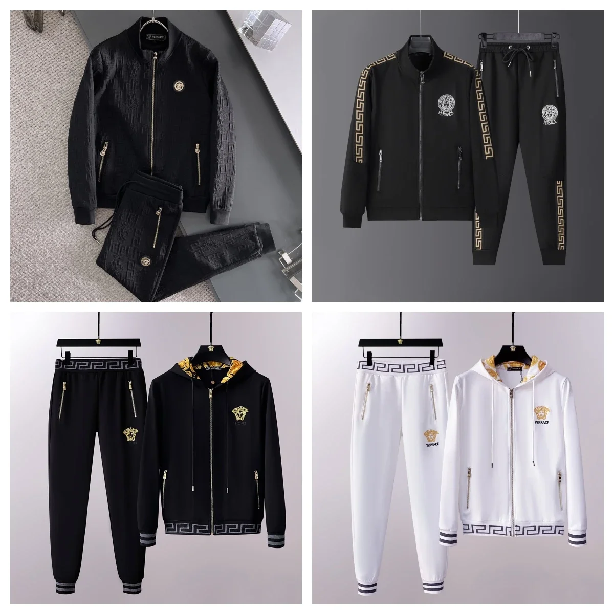 1to1reps Jackets fashion reps product V1ersace Black and W