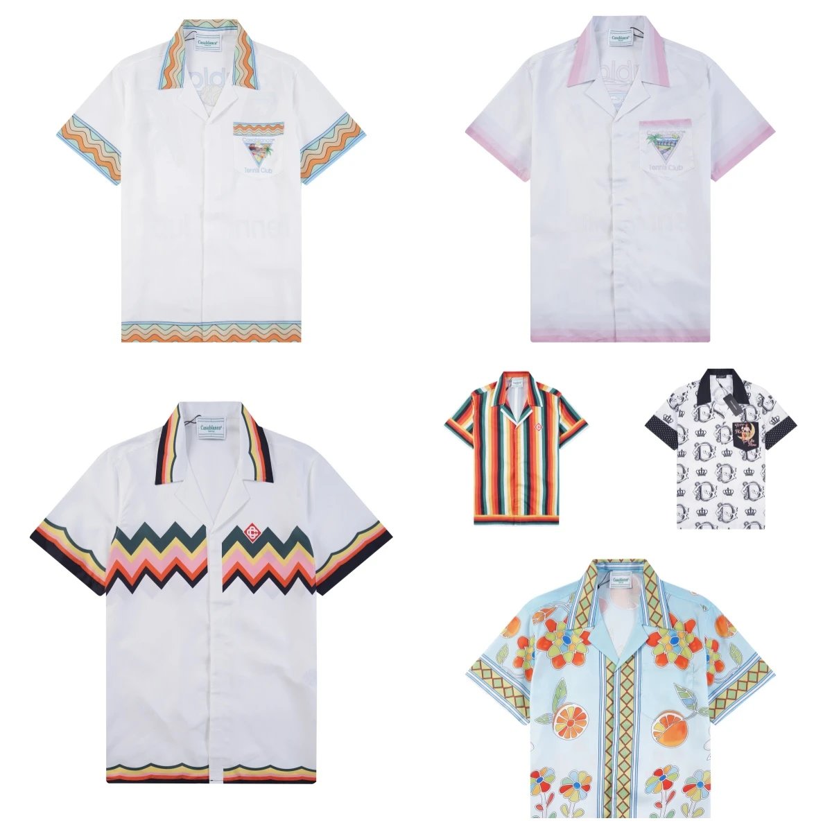 Caribou White Zigzag Short Sle