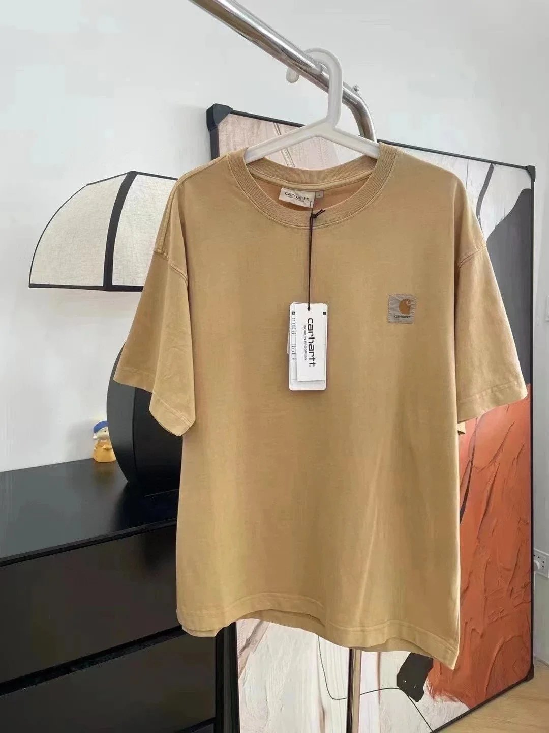 Carhartt T-Shirts Work In Progress varsity logo print — 6