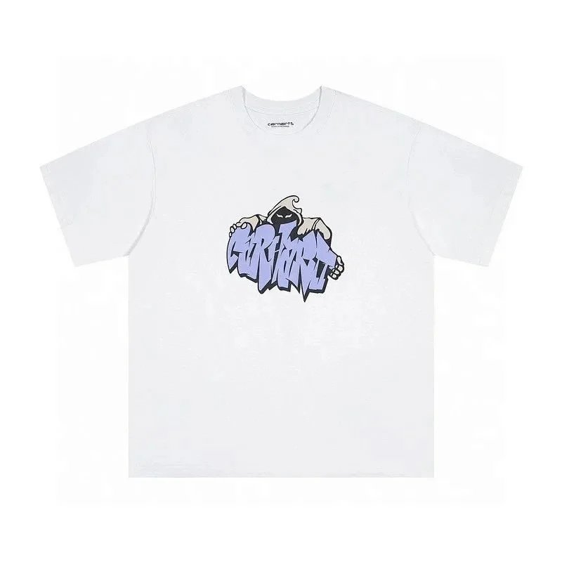 Carhartt T-Shirts Work In Progress varsity logo print — 17