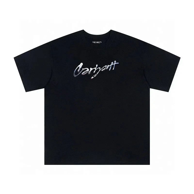 Carhartt T-Shirts Work In Progress varsity logo print — 28