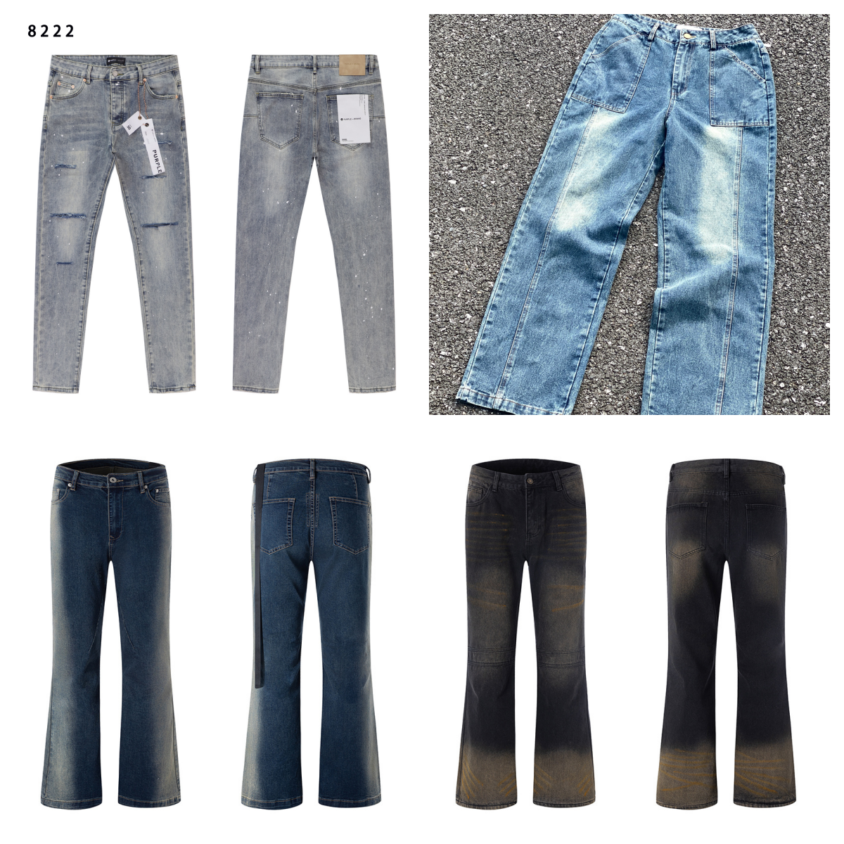 Purple Label Distressed & Grad