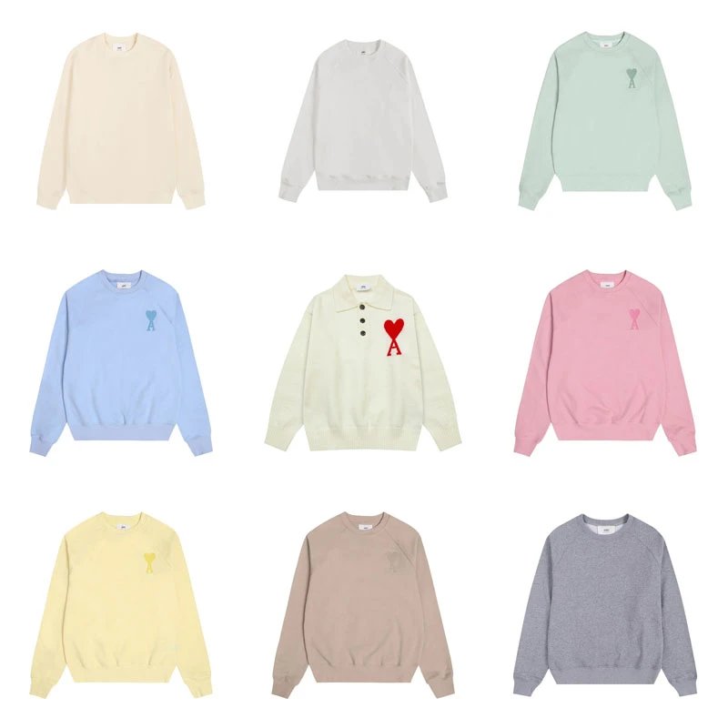 Ami Paris Heart Logo Sweatshir