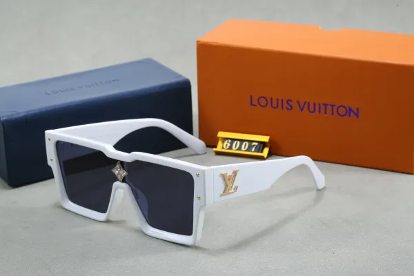 Louis Vuitton Monogram Square White Sunglasses - 1