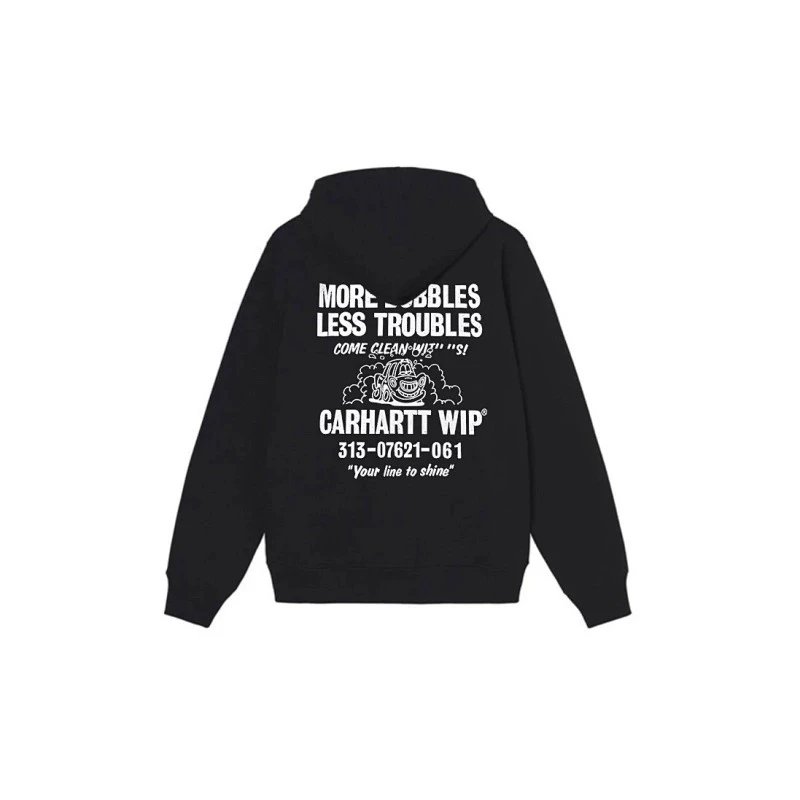 Carhartt WIP Hoodies & Sweatshirts French text graphic pullover hoodie — 5