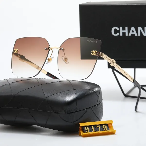 Chanel Square Frame Gradient Brown Sunglasses - 1