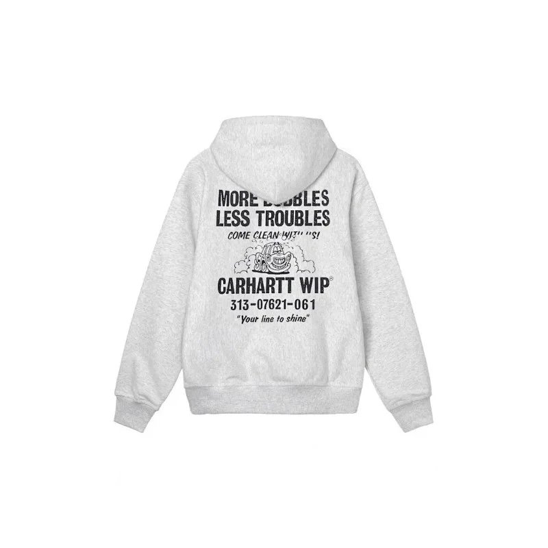 Carhartt WIP Hoodies & Sweatshirts French text graphic pullover hoodie — 8