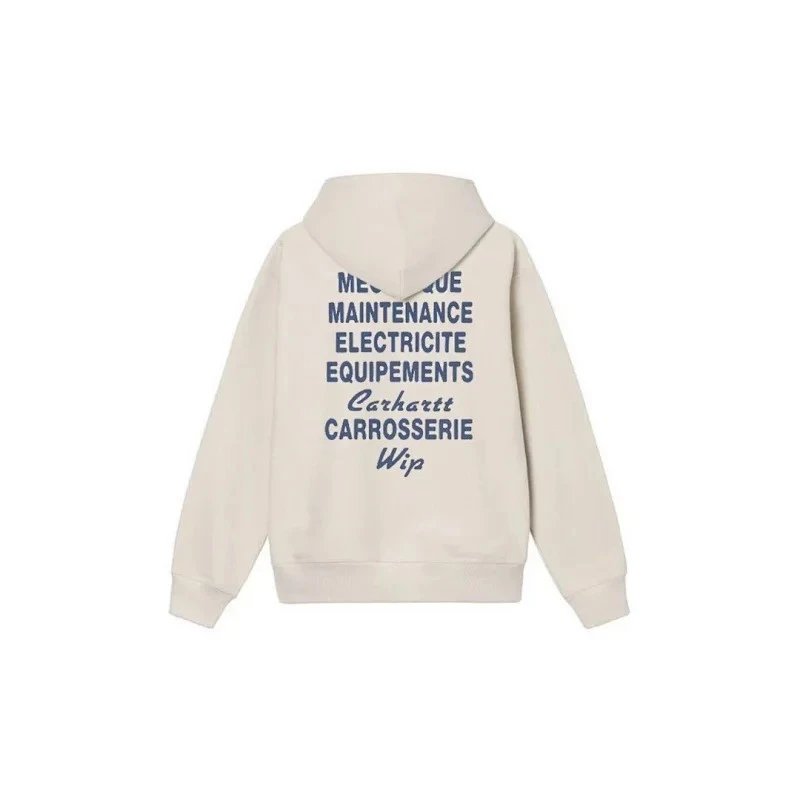 Carhartt WIP Hoodies & Sweatshirts French text graphic pullover hoodie — 1