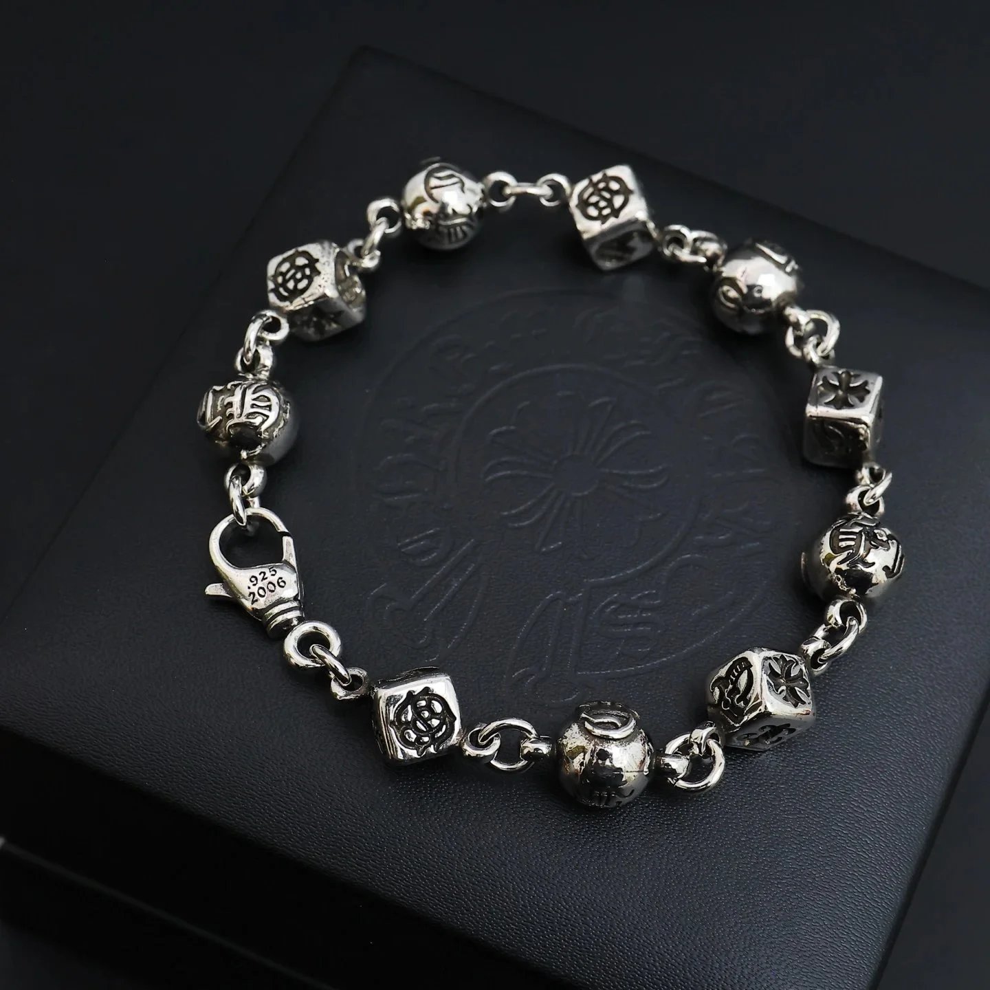 Chrome Hearts Jewelry Skull Bead Chain Bracelet — 4