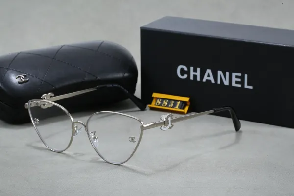 Chanel Cat-Eye Optical Glasses Silver - 1