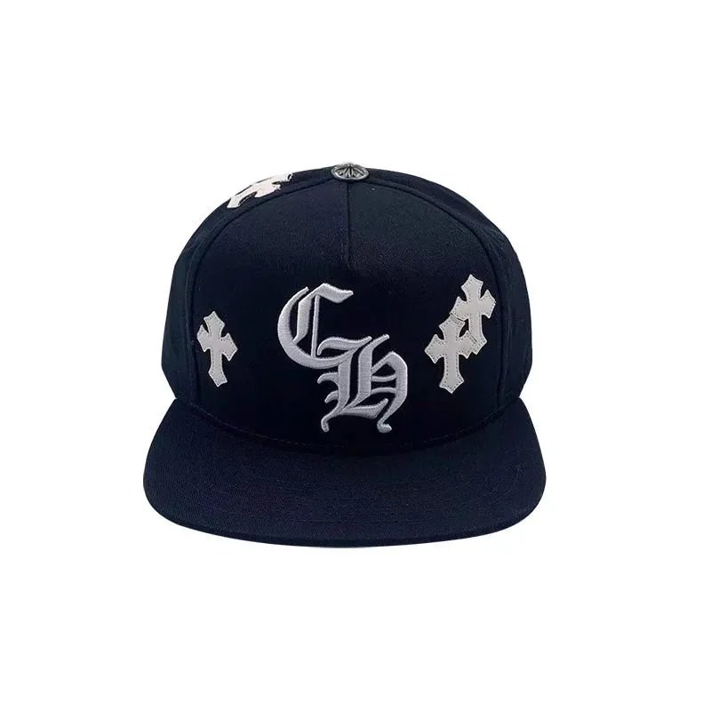 Chrome Hearts Hats Embroidered CH Cross Baseball Cap — 12