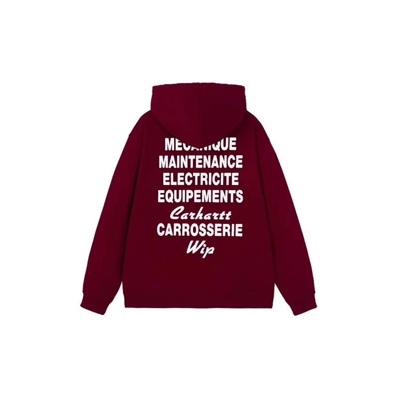 Carhartt WIP Hoodies & Sweatshirts French text graphic pullover hoodie — 4