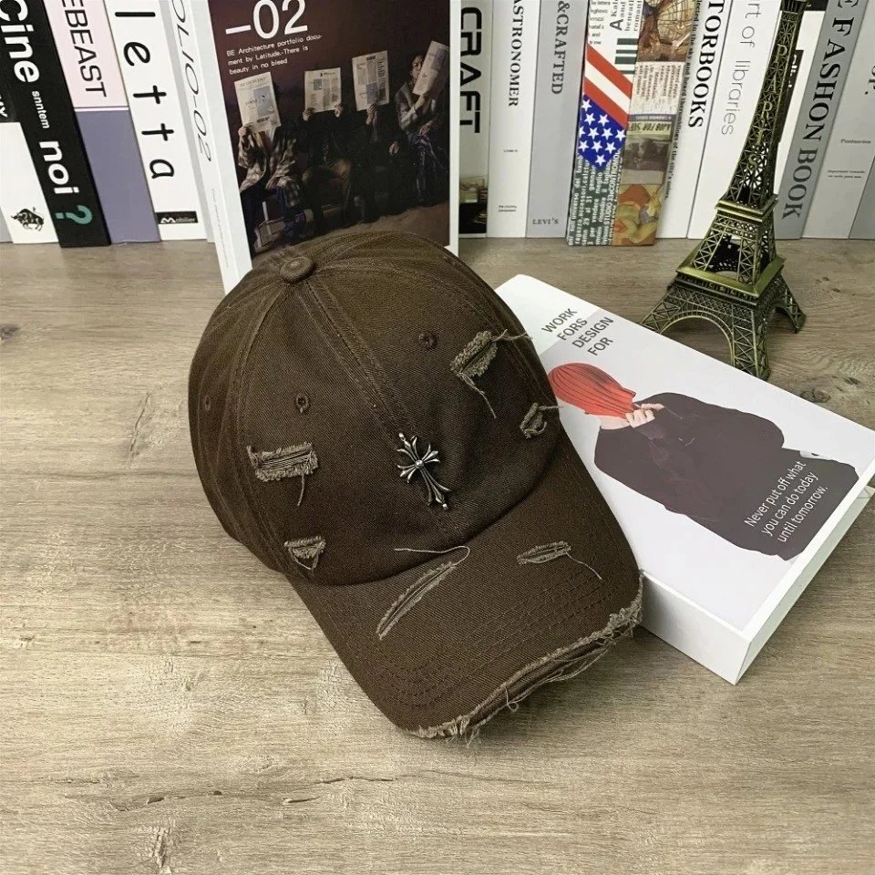 Chrome Hearts Hats Embroidered CH Cross Baseball Cap — 16