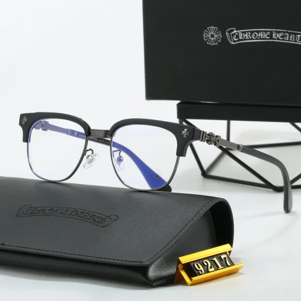 Chrome Hearts 9217 Black Optical Glasses - 1