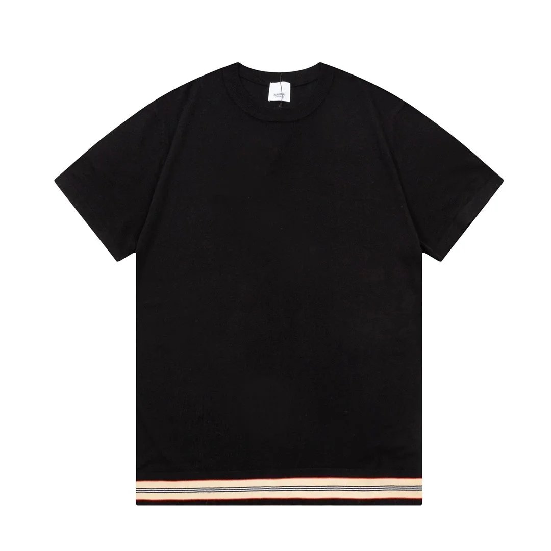 Burberry T-Shirts Check-trim crew-neck T-shirt — 4、