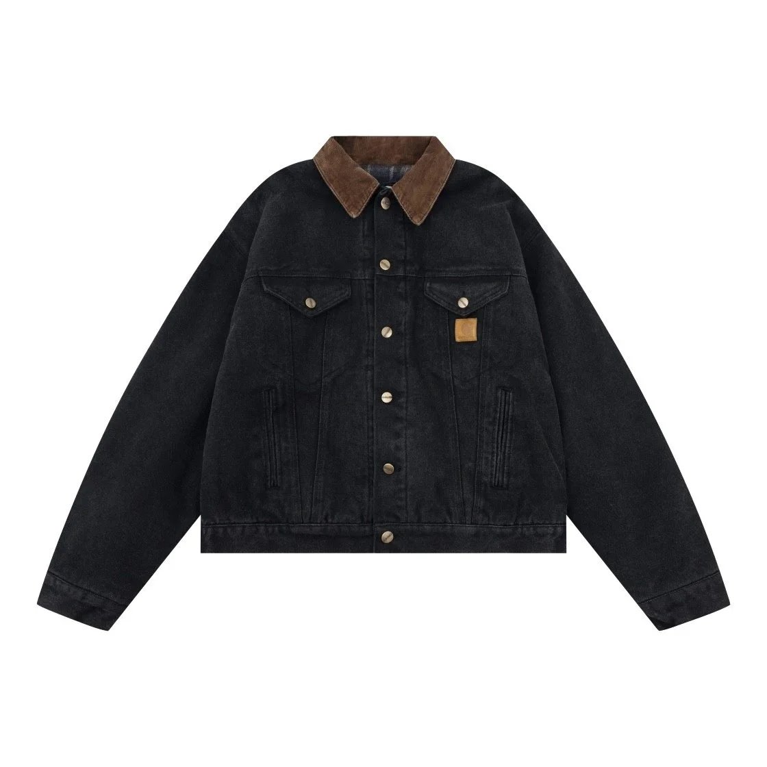 Carhartt Jackets Detroit Jacket with Corduroy Collar — 14