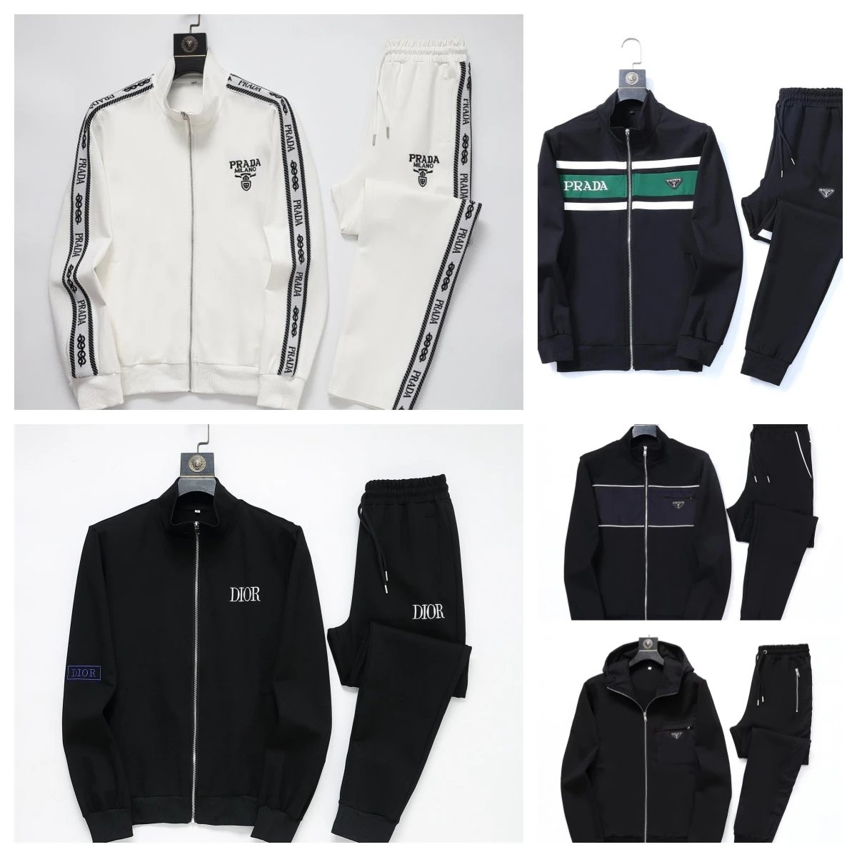 Prada & Dior Track Suit Sets [