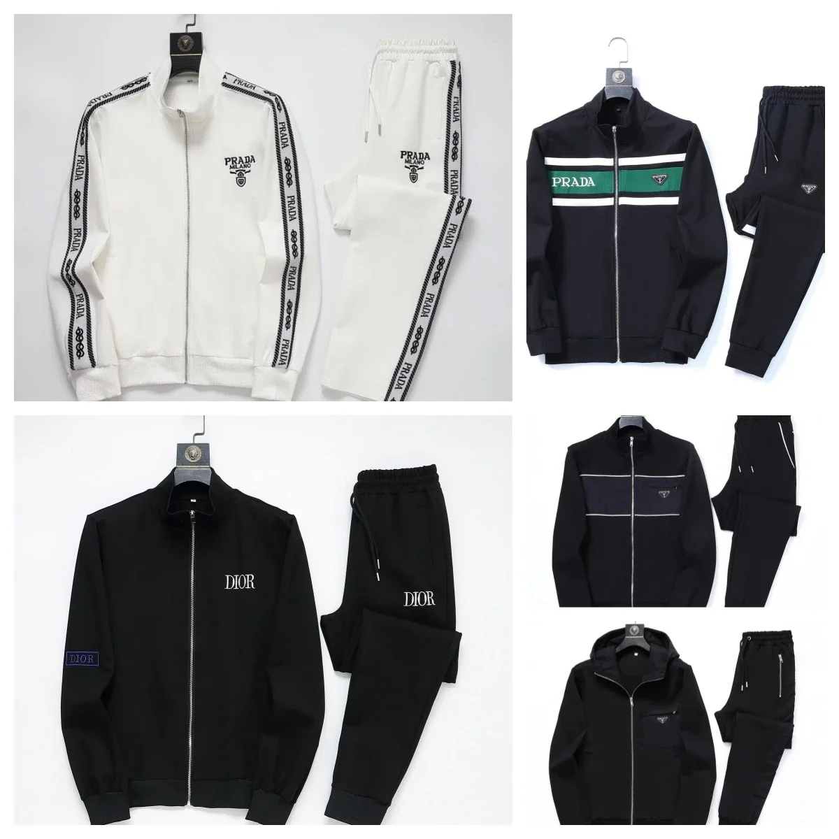 1to1reps Jackets fashion reps product P1rada White Track J