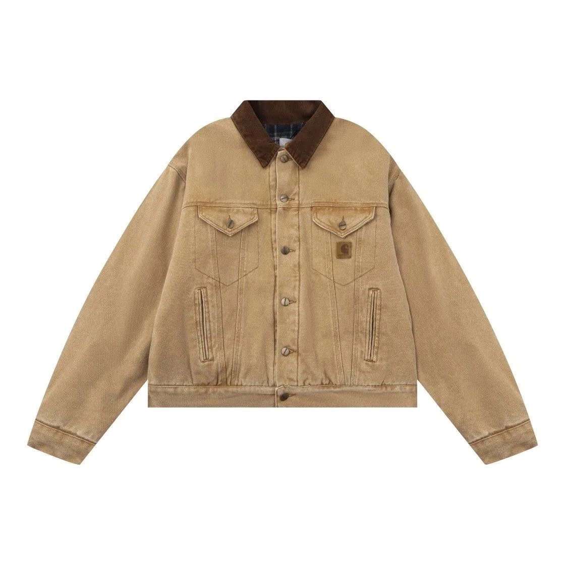 Carhartt Jackets Detroit Jacket with Corduroy Collar — 15