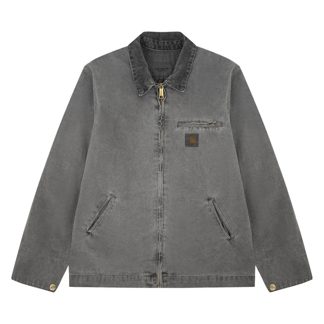 Carhartt Jackets Detroit Jacket with Corduroy Collar — 11