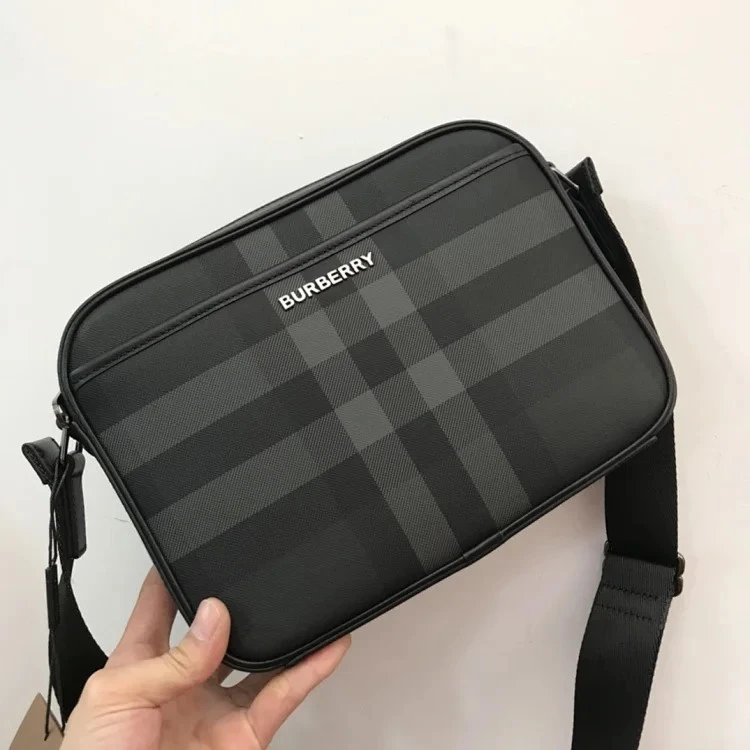 Burberry Crossbody Bags Compact quilted or check-pattern design — 25-5- 18