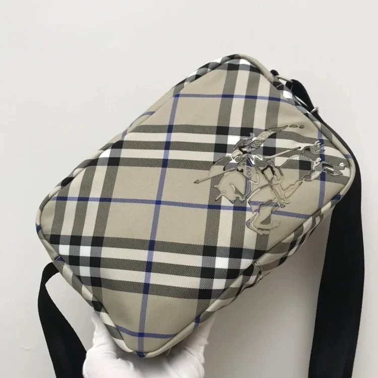 Burberry Crossbody Bags Compact quilted or check-pattern design — 22-16.5- 11