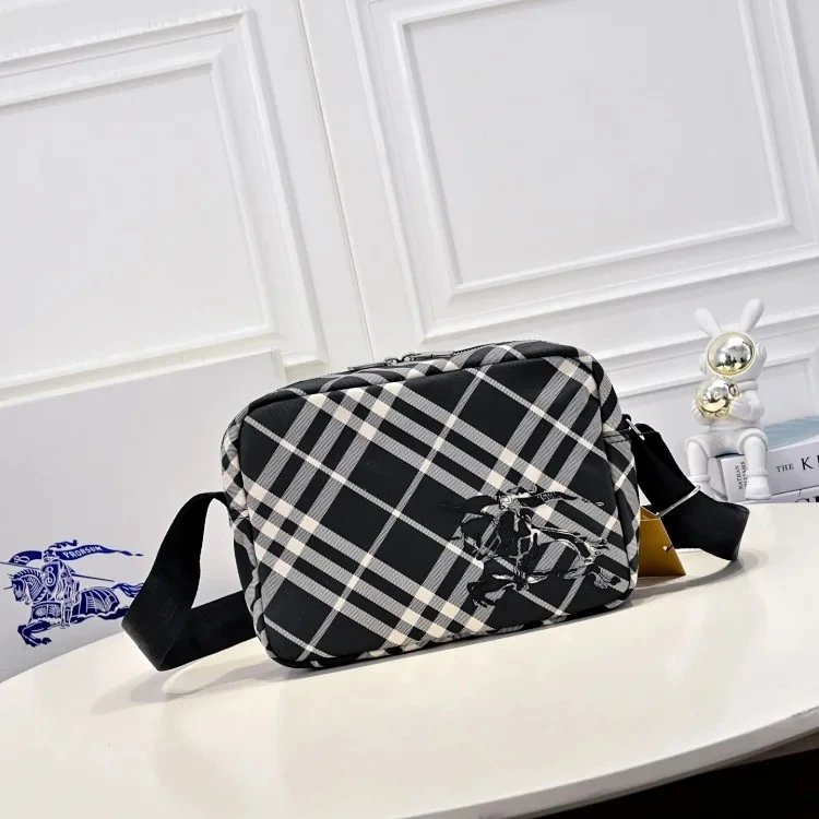 Burberry Crossbody Bags Compact quilted or check-pattern design — 25-12- 18